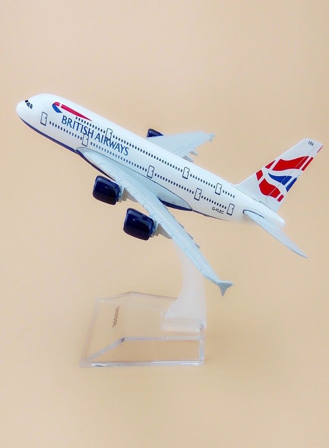 Sage Square 1:300 British Airways Airbus A380-841 Scale Metal Model Aircraft, Highly Detailed Souvenir Model Aircraft Collection,multicolor - Image 1